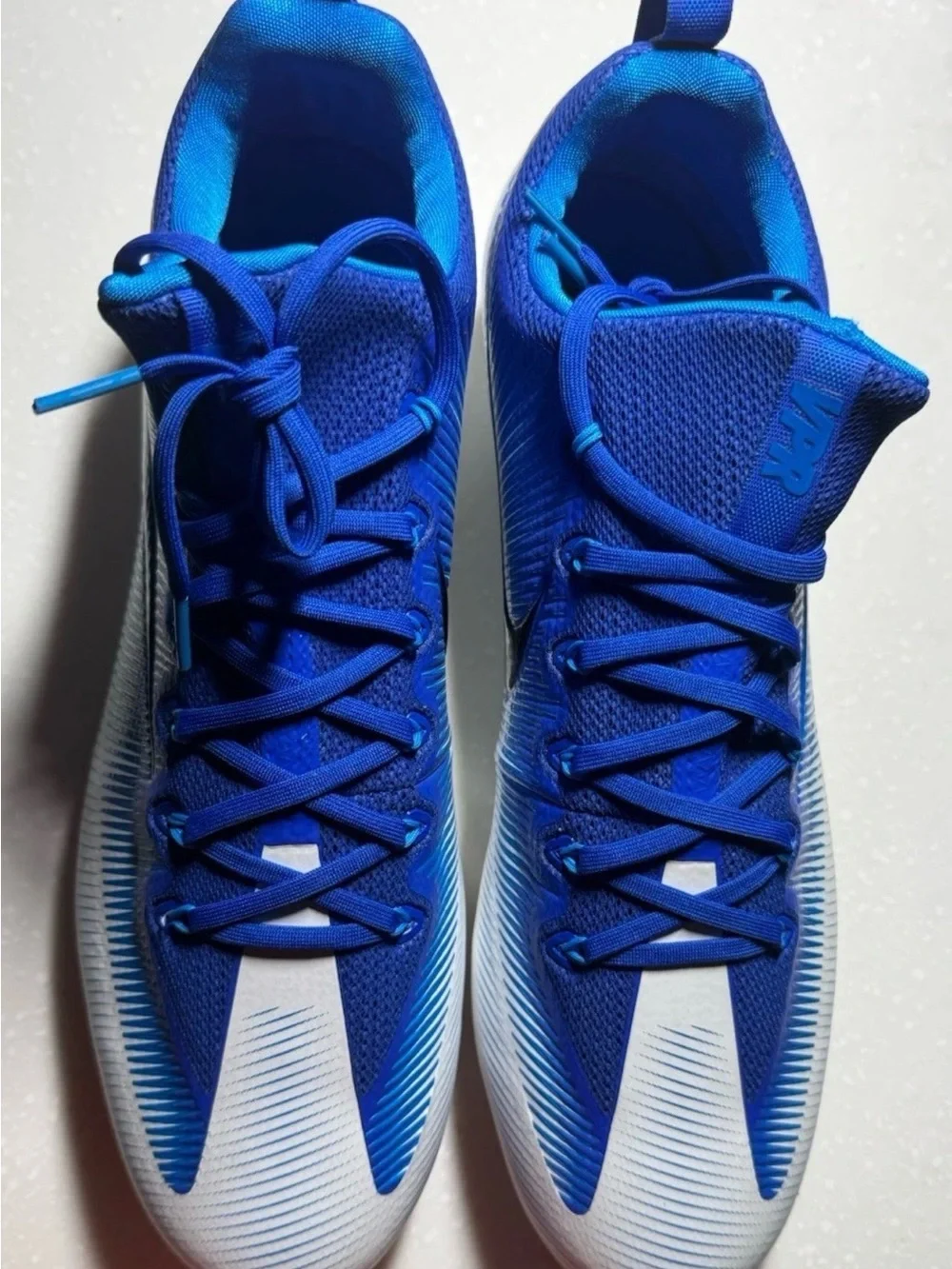 Nike Vapor Untouchable Pro Mens 16 Football Cleats Blue White 833385-400 New